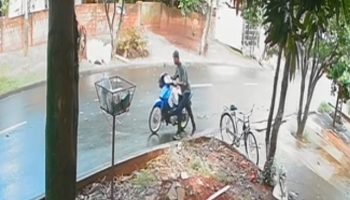 Morador de Naviraí é identificado como autor de furto de moto em Mundo Novo